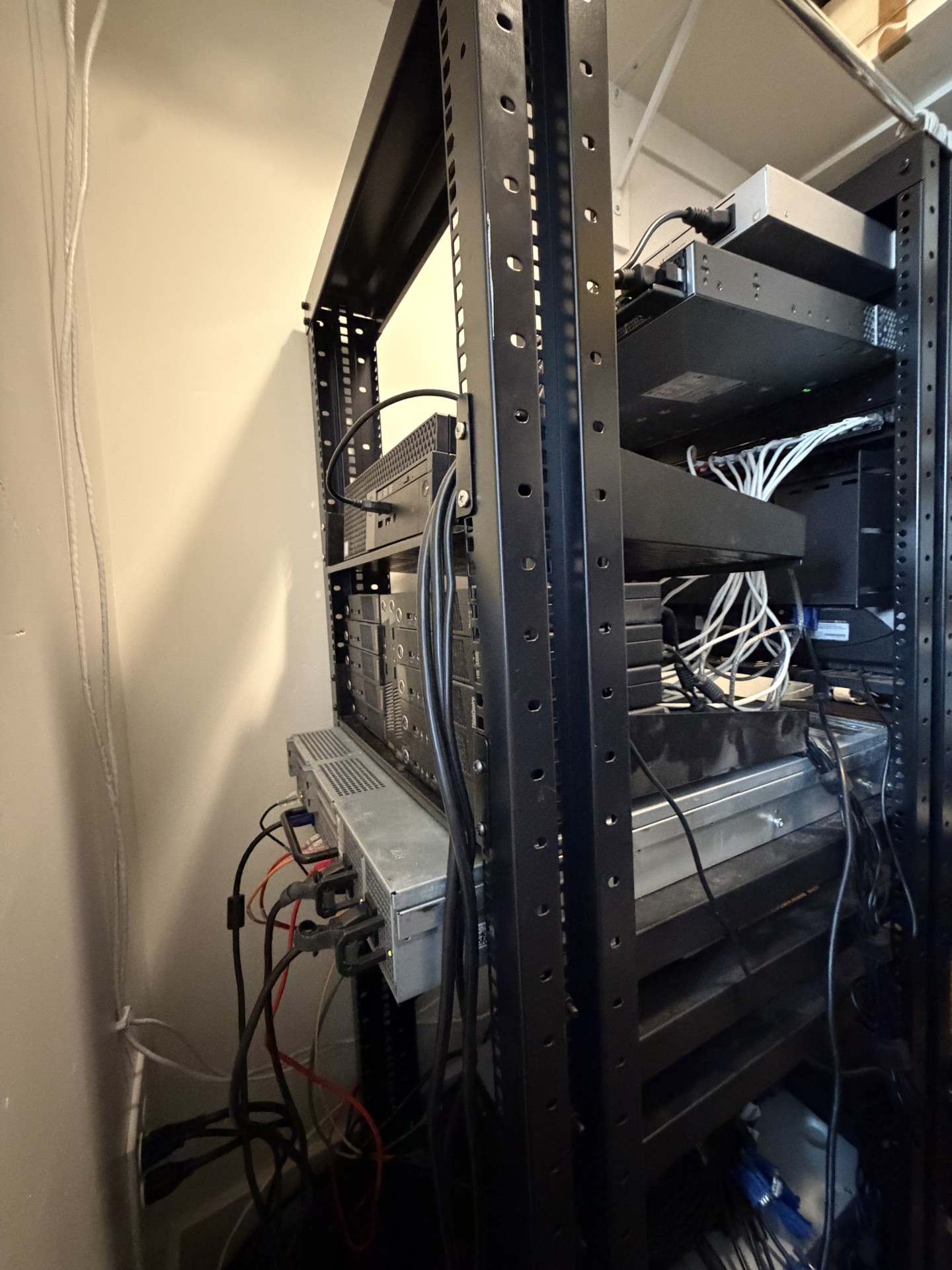 Current NCS rack, back view